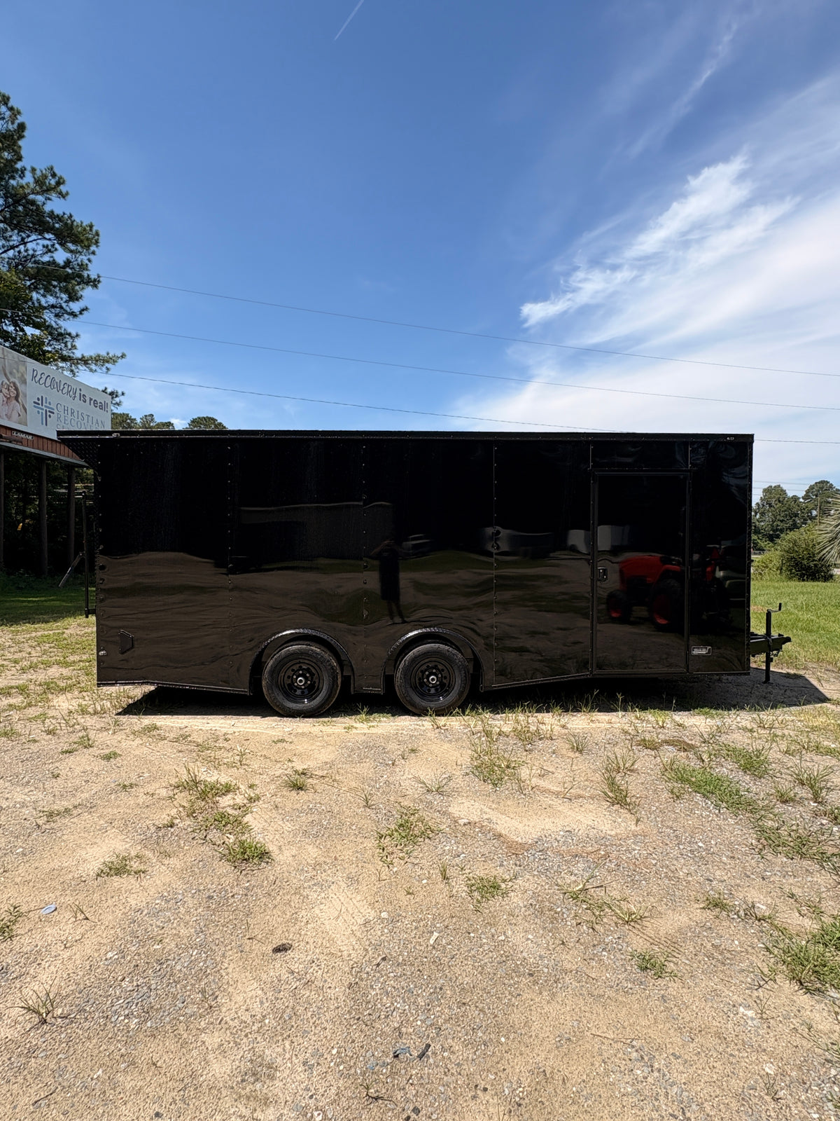 BLACK 8.5x20 + 7' Interior + Blackout + Wing